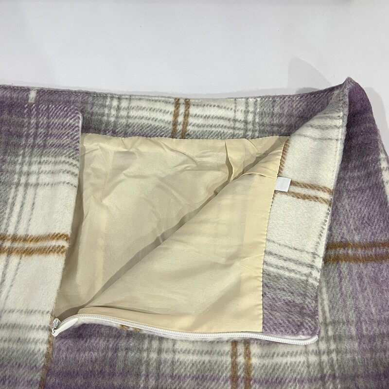 Fusta în carouri de lână de lungime mijlocie pentru femei cu talie înaltă fustă creion de birou pentru femeie toamnă iarnă fustă midi elegantă înfășurată la șold