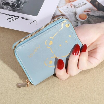 1PC novčanik Ženski ženski mini novčanici s resicama Slatki kratki patentni zatvarač Lijepa torbica za novčiće od pu kože Ženski ručni novčanik