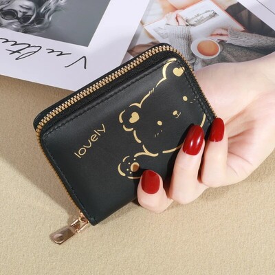 1PC novčanik Ženski ženski mini novčanici s resicama Slatki kratki patentni zatvarač Lijepa torbica za novčiće od pu kože Ženski ručni novčanik