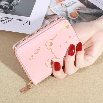 1PC novčanik Ženski ženski mini novčanici s resicama Slatki kratki patentni zatvarač Lijepa torbica za novčiće od pu kože Ženski ručni novčanik