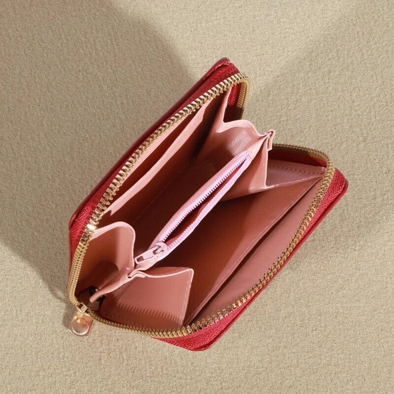 1PC novčanik Ženski ženski mini novčanici s resicama Slatki kratki patentni zatvarač Lijepa torbica za novčiće od pu kože Ženski ručni novčanik
