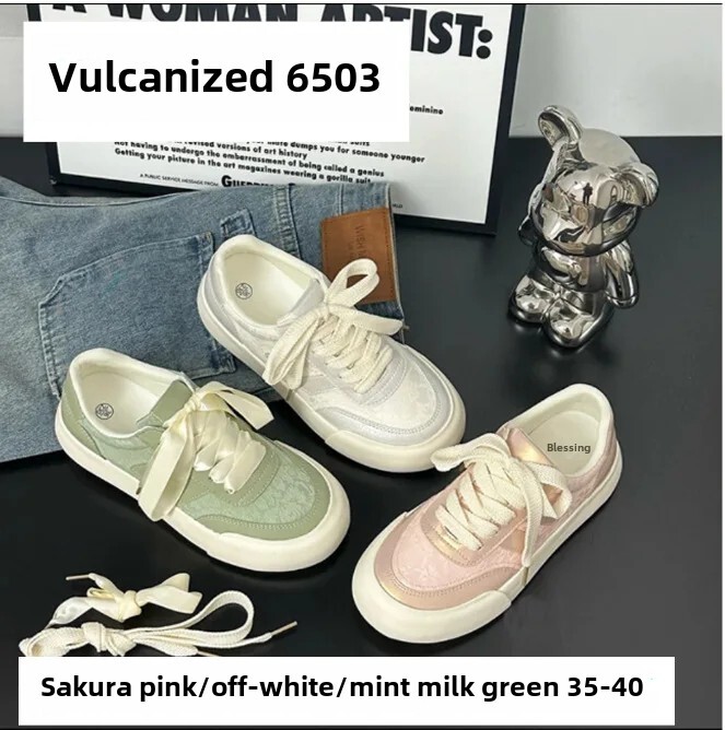 2024 Noua pantofi sport ocazional Trendy Versatili Pantofi de damă Pantofi cu sulf Agent dintr-o bucată 6503 Pantofi plat de vară Covoraș de cauciuc