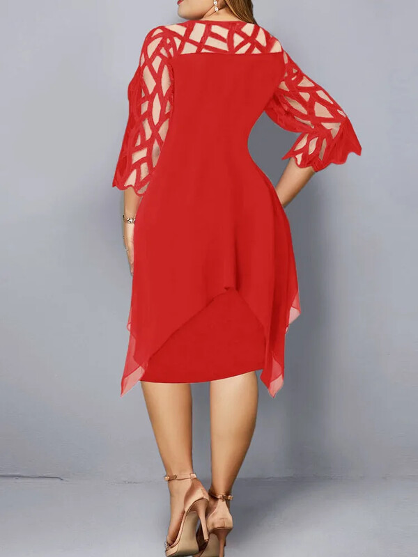 6xl 5xl 3xl Haljine velikih veličina za žene Midi večernja haljina velikih veličina Crna elegantna odjeća Velika ekstra haljina za zabavu 2024.