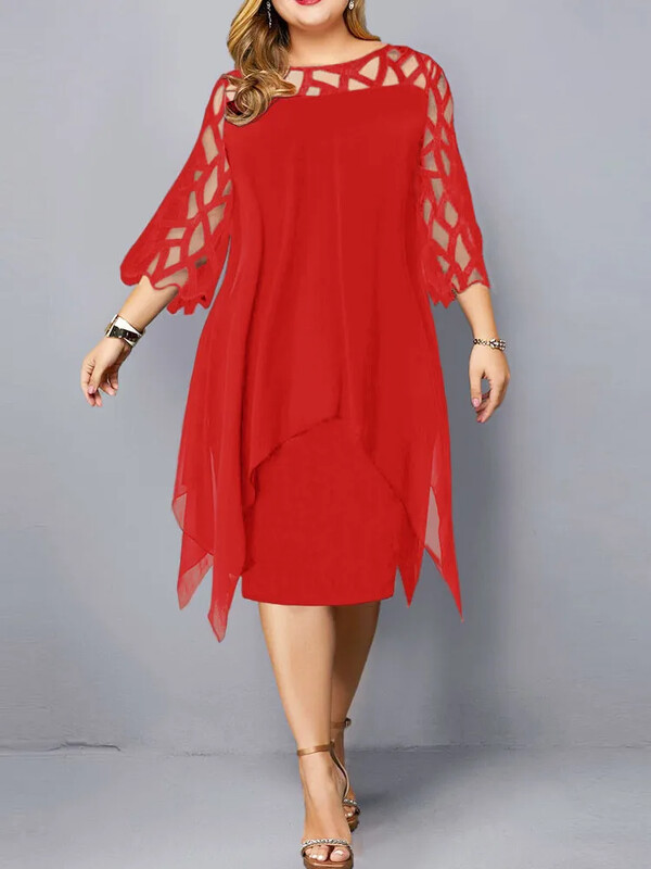 6xl 5xl 3xl Haljine velikih veličina za žene Midi večernja haljina velikih veličina Crna elegantna odjeća Velika ekstra haljina za zabavu 2024.