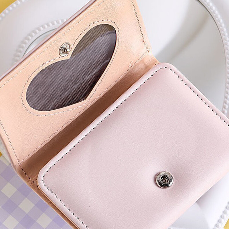 Naiste lühike armas väike rahakott Müntide rahakott Magnetpandlaga null rahakott