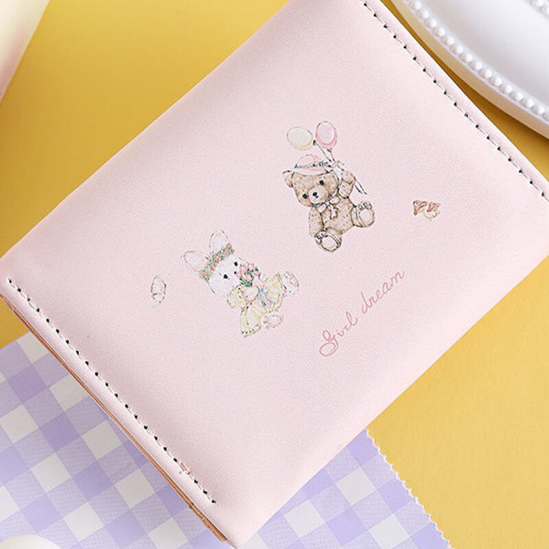 Naiste lühike armas väike rahakott Müntide rahakott Magnetpandlaga null rahakott