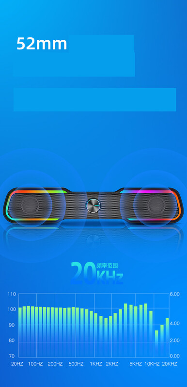 HP DHE-6002S kompiuterio garso stalinis kompiuteris namų nešiojamasis kompiuteris laidinis ilgas garsiakalbis 3D erdvinio garso garsiakalbis