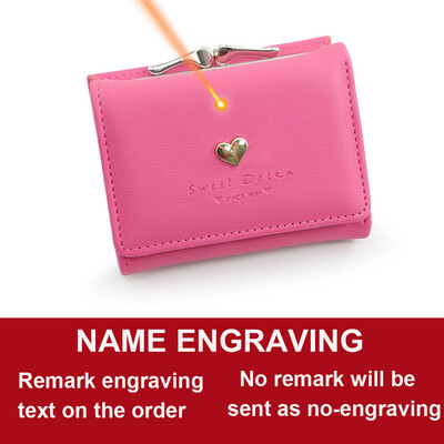 2024, portofele scurte pentru femei, drăguț, cu buzunar pentru monede, suport pentru carduri, poșetă mică pentru femei, suport foto Kpop, portofel gravat cu nume pentru fete