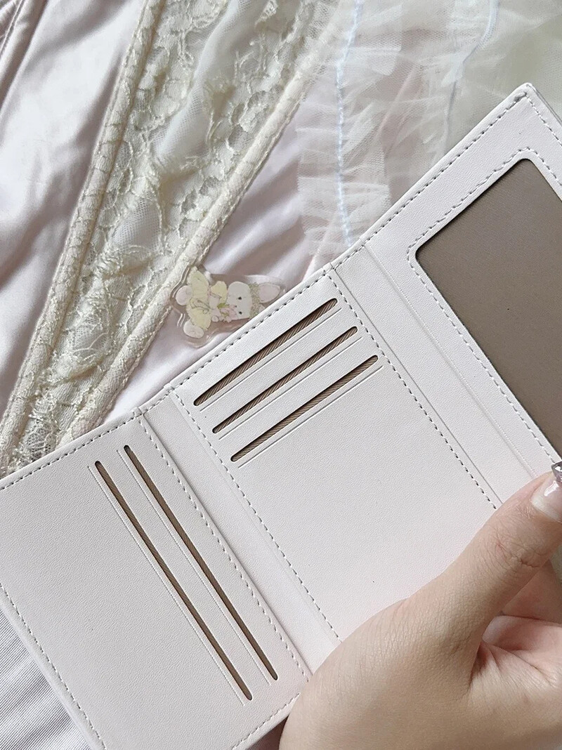 Armas rahakott naistele Armas originaalne ruudukujuline volditav mündikott, nahast tõmblukk, loomaprintidega Esteetiline kott noorte rahakott