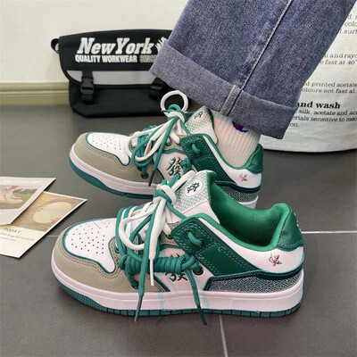 Sporta kurpes Ķīniešu madžongs Vispārpiemērots Kurpes Sievietēm Vulkanizēt Kurpes Biezas zoles Ikdienas apavi Palielināti Sievietēm Ērti Elpojoši