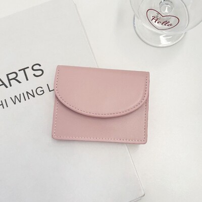 Jauni PU sieviešu maki Sieviešu dabīgās ādas maki karšu turētāji Mazi pārnēsājami monētu somiņas lielas ietilpības naudas soma