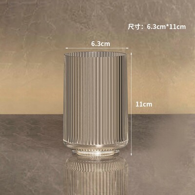 Cană pentru apă de gură de uz casnic, ceașcă pentru periuță de dinți transparentă de lux, ceașcă de toaletă cu nivel înalt de aspect