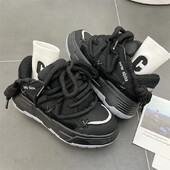 Jauns dizains sievietēm Vīriešu maizes apavi ar platu zoli Pāri unisex chunky kedas Hip Hop sporta apavi 41 42