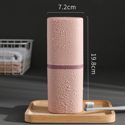 Vienkārša pārnēsājama ceļojumu mutes skalojamā līdzekļa glāzīte Zobu birstes krūze Studentu kopmītnē Zobu birstes spainis mazgāšanas kauss Zobu pastas zobu birstes uzglabāšana