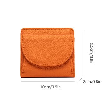 Pu Leather Rfid Id Credit Bank Θήκη επαγγελματικής κάρτας Τσάντες τσάντες τσάντες κερμάτων από δέρμα αγελάδας Πορτοφόλια με λεπτή τσέπη πολυτελείας για γυναίκες