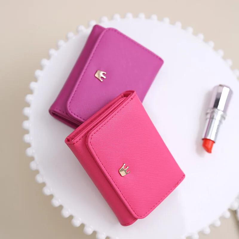 Naiste rahakott Lühike naiste mündikott krooniga rahakotid naistele kaardihoidjale Väike naiste rahakott Naise Hasp minisidur tüdrukule