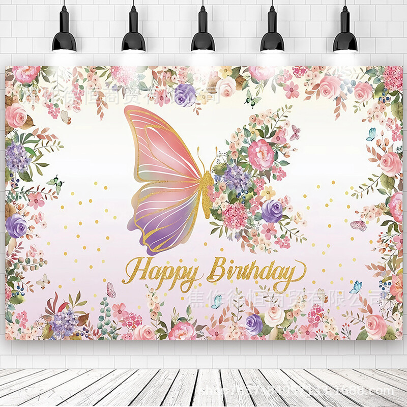 Naujas karštas išpardavimas animacinių filmų gimtadienio vakarėlio reklamjuostė gimtadienio šventės dekoravimas fotografijos fone pakabinamas audinys