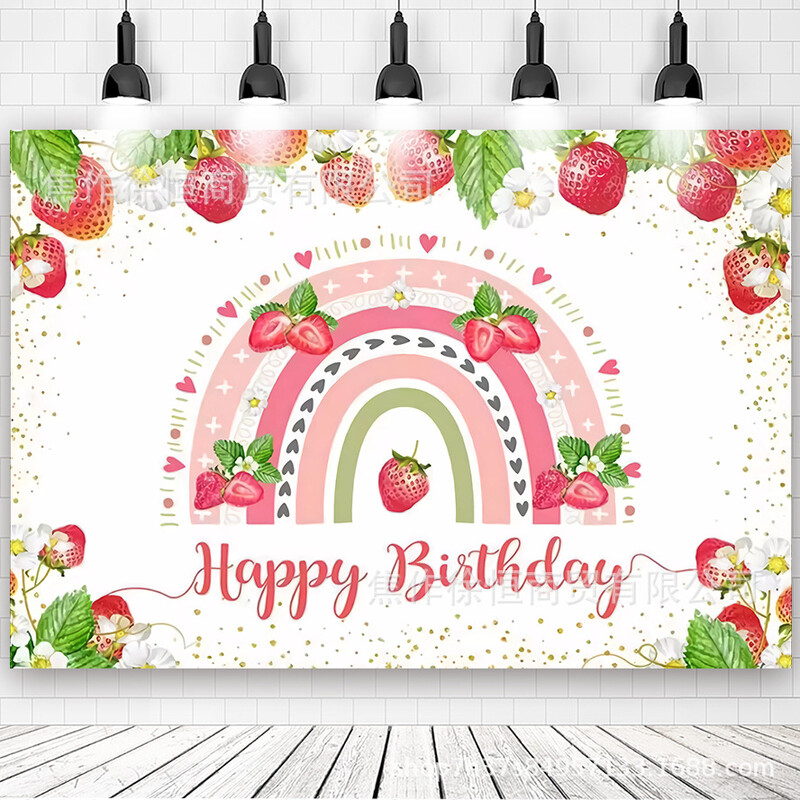 Naujas karštas išpardavimas animacinių filmų gimtadienio vakarėlio reklamjuostė gimtadienio šventės dekoravimas fotografijos fone pakabinamas audinys