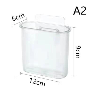 Seinale kinnitatav hambaharjahoidik vannitoa jaoks Isekleepuv seinale kinnitatav hambaharjahoidja elektrilise hambaharja hambapasta raseerijale