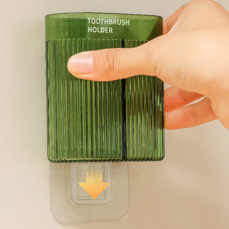 Suport pentru periuță de dinți electric pentru agățat pe perete Accesorii pentru baie Suport multifuncțional durabil pentru periuță de dinți Suport de depozitare din plastic
