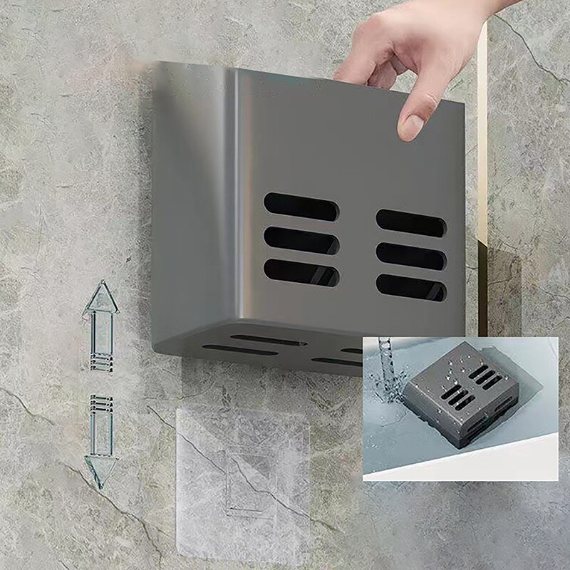 Raft de baie Organizator de depozitare pentru machiaj Rafturi pentru articole de toaletă fără găurit Pieptene de montare pe perete Suport pentru produse de îngrijire a pielii Accesorii pentru baie