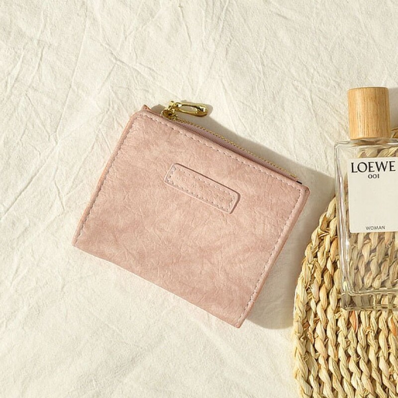 Portofel scurt din piele la modă. Poșetă cu fermoar de capacitate mare, culoare solidă, geantă pentru bani, cadou