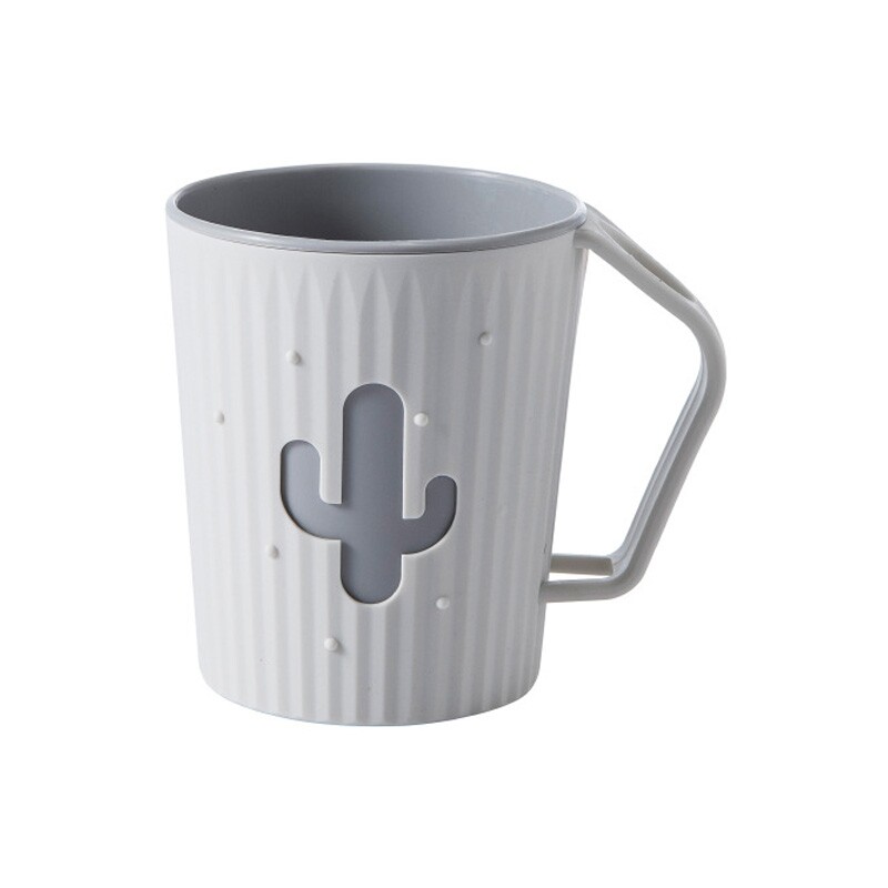 1 BUC Cupă pentru apă de gură Home Cactus Cupă cu perie dublă Copii Cuplu Pahar pentru spălat în familie Accesorii pentru baie