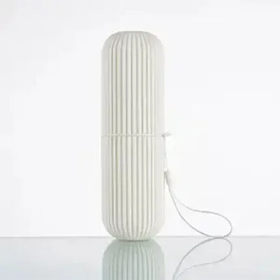 Ceļojumu pārnēsājamās zobu birstes krūze Vannas istabas zobu pastas turētājs Uzglabāšanas futrālis Kastes organizators Ceļojumu tualetes piederumu uzglabāšanas krūze Jauns radošais