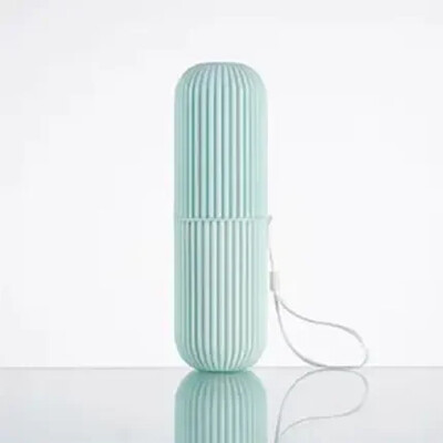 Ceļojumu pārnēsājamās zobu birstes krūze Vannas istabas zobu pastas turētājs Uzglabāšanas futrālis Kastes organizators Ceļojumu tualetes piederumu uzglabāšanas krūze Jauns radošais