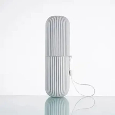 Ceļojumu pārnēsājamās zobu birstes krūze Vannas istabas zobu pastas turētājs Uzglabāšanas futrālis Kastes organizators Ceļojumu tualetes piederumu uzglabāšanas krūze Jauns radošais