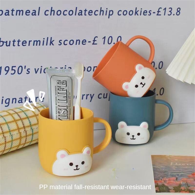 Cana de baie Modern Minimalist Protectia mediului Generic Corp de pahar Capacitate mare Dinti Sticla Apa de gura Cupa Anti-alunecare Nou