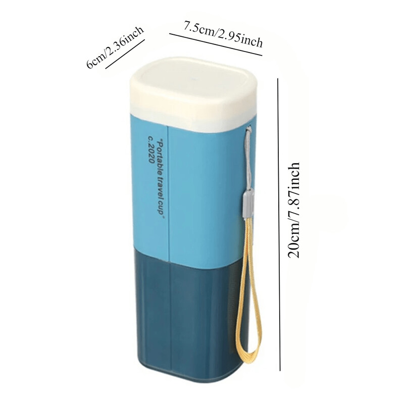 1 gab ceļojumu zobu birstes zobu pastas turētāja uzglabāšanas kaste Pārnēsājams zobu birstes korpusa organizators āra ceļojumu vannas istabas piederumiem