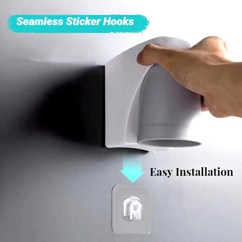 Magnetic Attraction Couple zobu birstes kauss pie sienas stiprināms mutes skalojamā līdzekļa krūze Gargle tases turētājs ķemmes zobu birstes turētājs vannas istabas piederumi