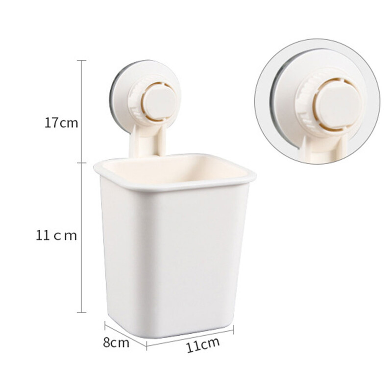 Stalak Vakumska čašica Višenamjenski zidni držač kućanskih četkica za zube Oprema za kućnu kupaonicu Plastična vakuumska čašica