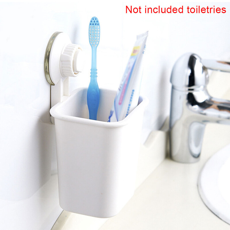 Stalak Vakumska čašica Višenamjenski zidni držač kućanskih četkica za zube Oprema za kućnu kupaonicu Plastična vakuumska čašica