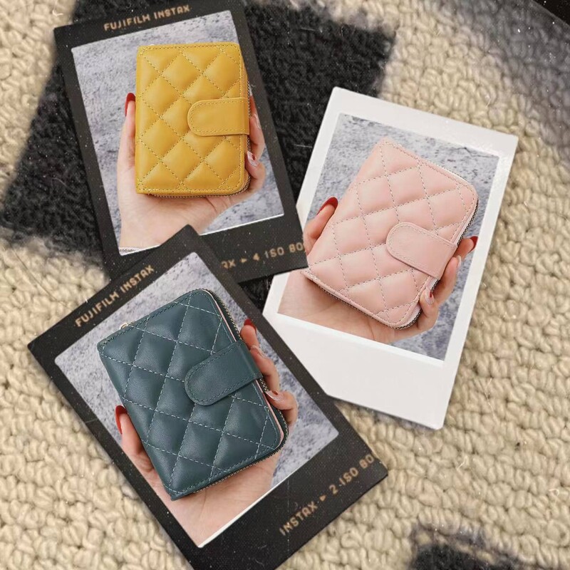 Lihtne naiste lühike armas rahakott Mitme kaardiga orelikott Väike ja kerge