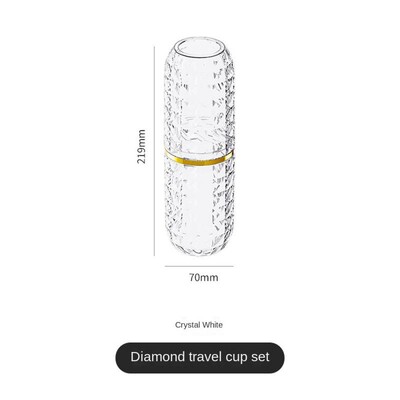 Praktična čašica četkice za zube Luksuzna kutija za pohranu paste za zube Za vanjska putovanja Kampiranje Kreativni kupaonski držač paste za zube