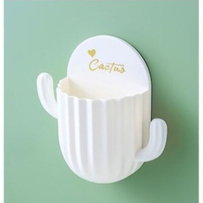 1 tk seina isekleepuv hambaharja hoidik äravooluriiul Kodumajapidamises kasutatava kaktuse hoiustamisrest pardel Korraldaja Vannitoa tarvikud