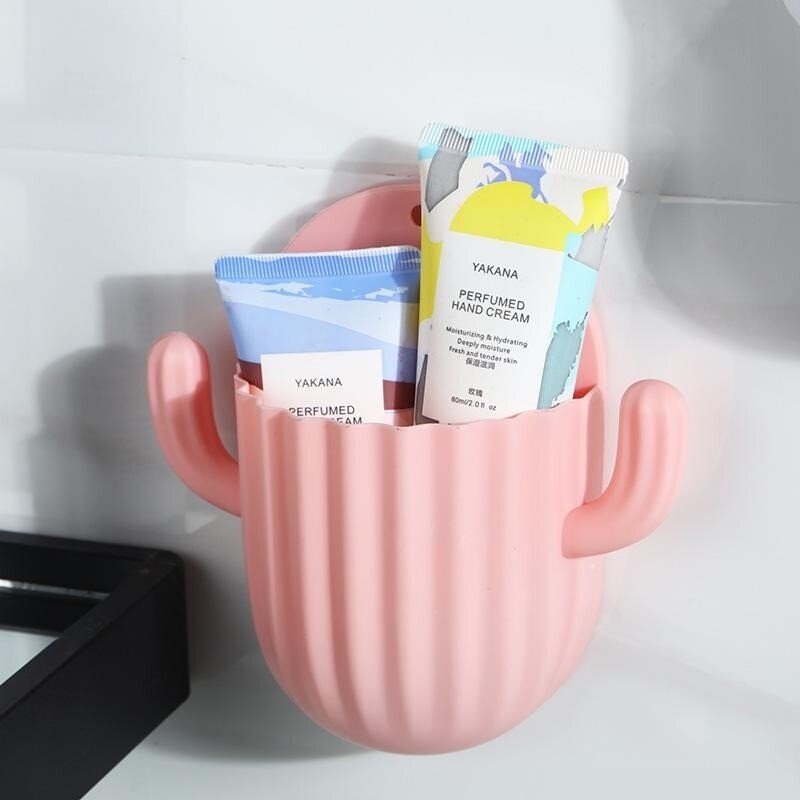 1 tk seina isekleepuv hambaharja hoidik äravooluriiul Kodumajapidamises kasutatava kaktuse hoiustamisrest pardel Korraldaja Vannitoa tarvikud