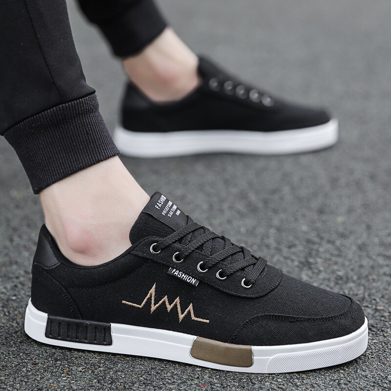 Pantofi pentru bărbați 2024, pantofi noi de pânză, respirabil, modă pentru bărbați, versatili, pantofi de sport casual pentru bărbați, confortabili