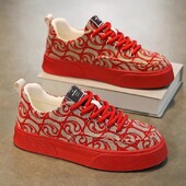 Pantofi pentru bărbați din pânză respirabilă de vară, cu plasă versatilă, cu talpă groasă, pantofi casual de bord, cu fund plat, pantofi confortabili pentru mers în aer liber