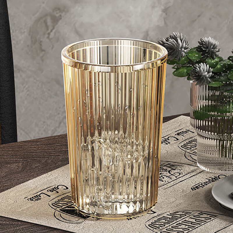 Kerge luksuslik akrüülklaasist hambaklaasist vannitoatrumlid Paar Lihtne veekruus Hambapesutops Uus