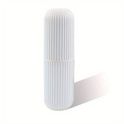 1 tk, kaasaskantav välimatkareiside hambaharjakarbi komplekt, kaanega suuveetops hambapasta traksid Hambaharja hoiukarbis suuveetops