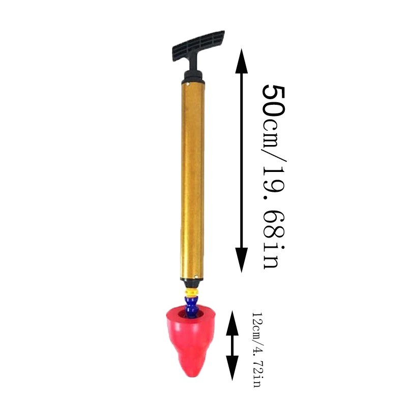 Augstspiediena tualetes atbloķēšanas caurules virzulis Uzlabots tualetes virzuļa komplekts Augstspiediena aizsērējumu noņemšanas santehnikas instrumenti vannas istabai