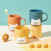 Pahar de baie, pahar pentru periuță de dinți, pahar de băut refolosibil, indestructibil, suport pentru periuță de dinți, pahar de plastic pentru acasă, familie, copii