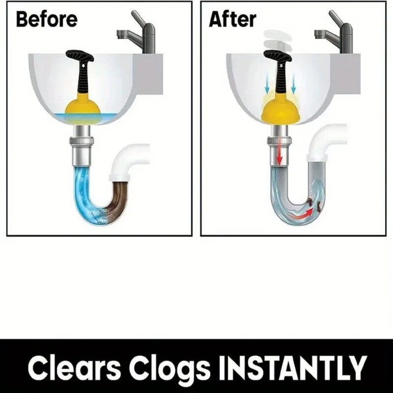 1PC Izlietnes virzulis, īss rokturis mini virtuves izlietne, vannas istabas drenāžas caurules mazs bagarēšanas rīks