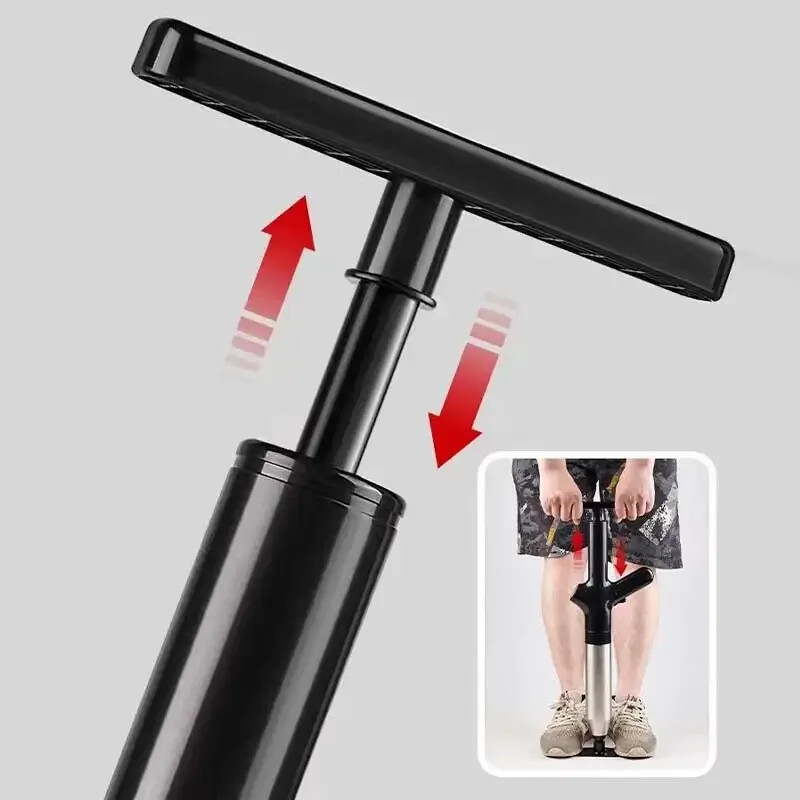 Dragă pentru țevi de toaletă din oțel inoxidabil Set de instrumente de dragare de înaltă presiune pentru uz casnic Cilindru cu perete îngroșat robust și sigur