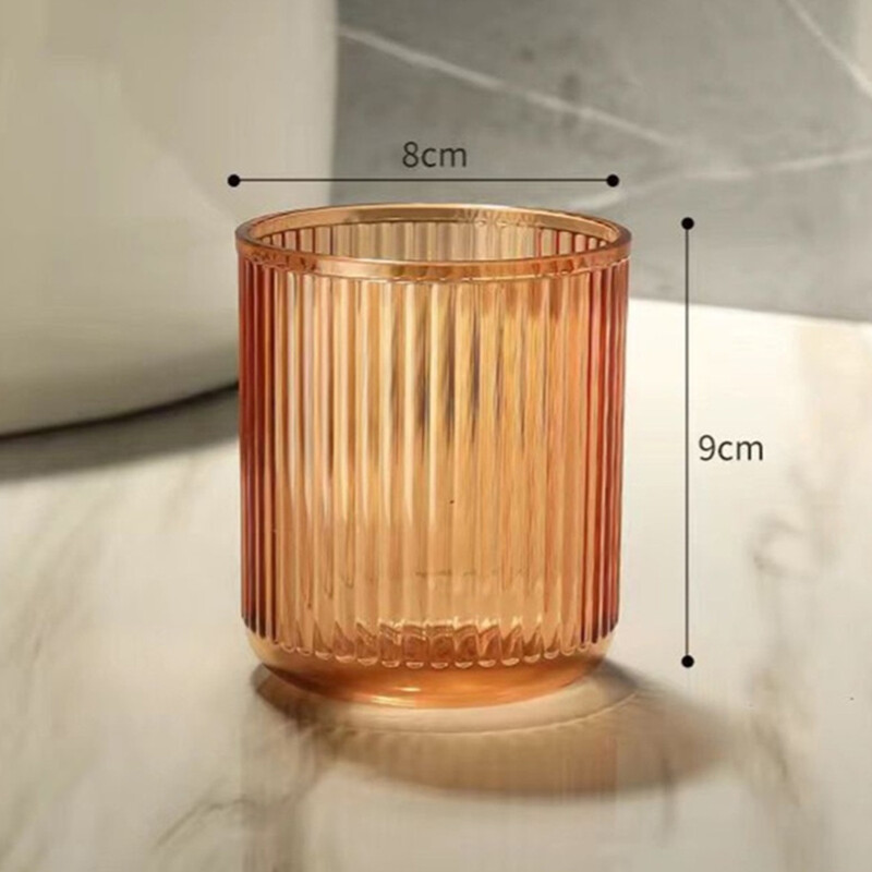 Cupă pentru periuță de dinți Transparentă Convenabilă Durabilă La modă Versatilă Cupă portabilă pentru dinți Suport durabil pentru periuță de dinți Cuplu din plastic