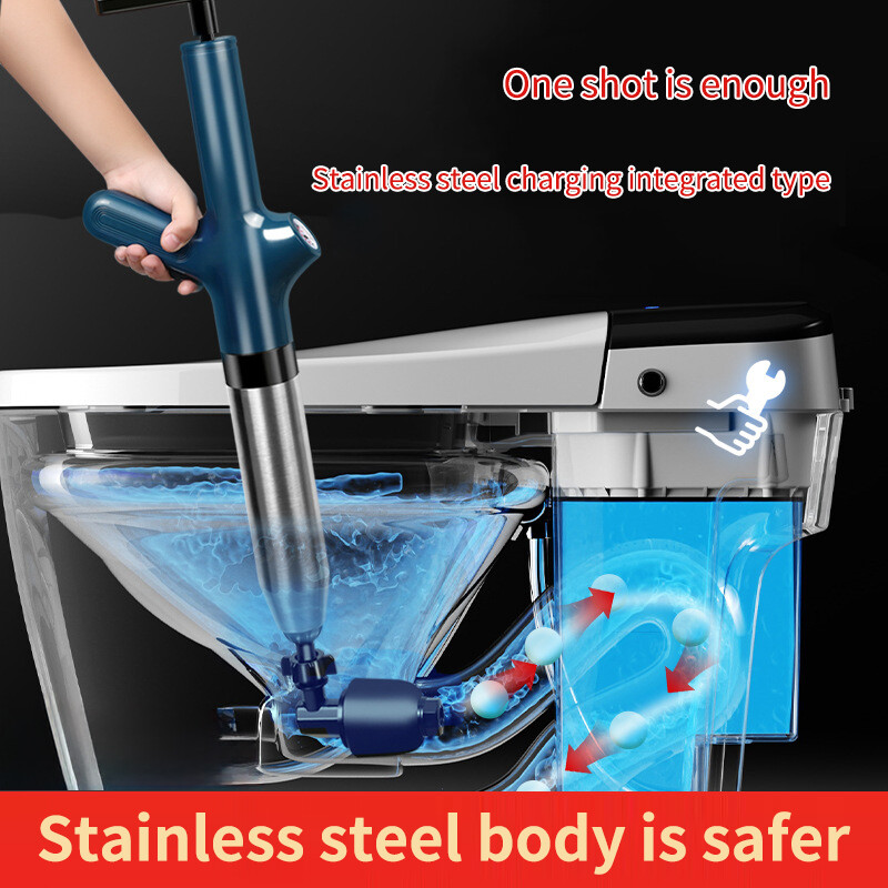 8 buc. Desfundator de țevi de scurgere de înaltă presiune pentru bucătărie multifuncțională Dragă țeavă chiuvete Țeavă de scurgere de podea Țevi de aer Piston dragă de toaletă