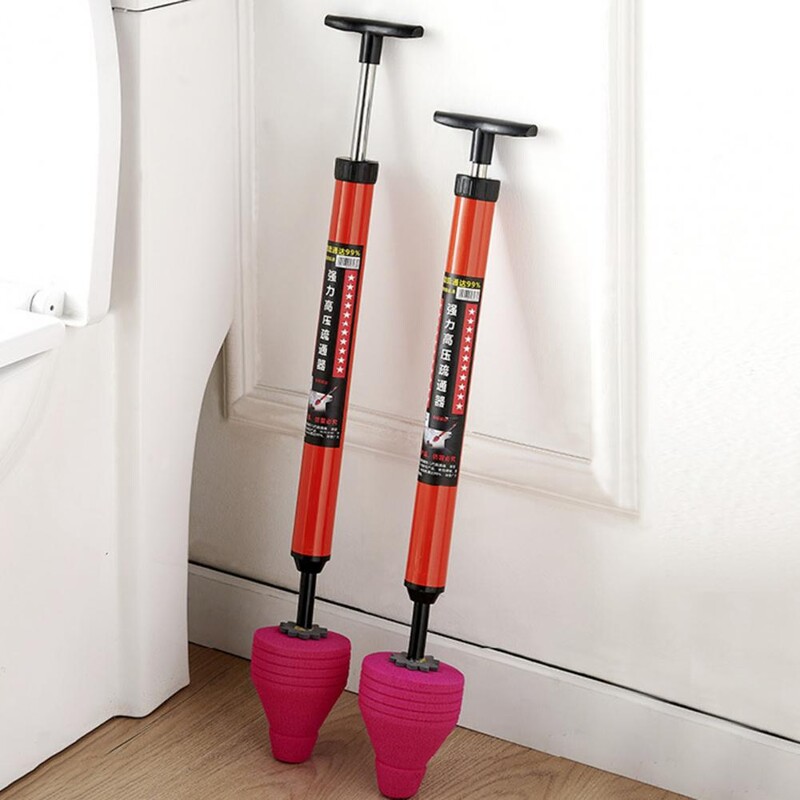 Rankinis tualeto stūmoklis Tualeto vamzdžio žemsiurbės drenažo užsikimšimo valiklis silikonas Greitai atblokuokite suslėgto oro klozeto šalinimo įrenginį